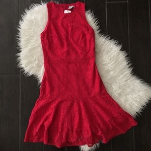 H&M Red Lace Dress